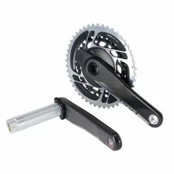 SRAM Red AXS D1 Quarq DUB Powermeter Kranksæt (165mm | 46-33Z.12-f.Yaw | DM)