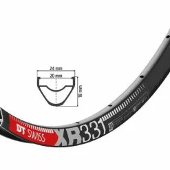 DT SWISS XR331 29" Cykelfælg (622-20 | VL | 65mm | 28 Huller)