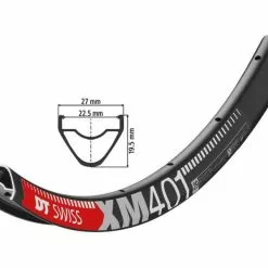 DT SWISS XM401 29" Cykelfælg (622-225 | VL | 65mm | 28 Huller)