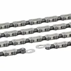 Wippermann Connex 804 Cykelkæde (114 Led | 7,15mm | Sort / Sølv)