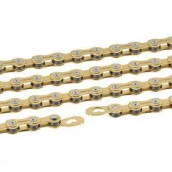 Wippermann Connex 9SG Cykelkæde (1/2" X 11/128" | 114 Led | 66mm | 9-speed Skiftekæde (guld)
