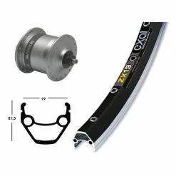 BIKE PARTS Forhjul (28" | 1,75" | Navdynamo DH3N31)