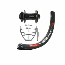 BIKE PARTS Forhjul (27,5" | XLC | 6-hullet | TA15)