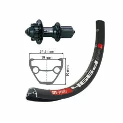BIKE PARTS Baghjul (27,5" | XLC | 6-hullet | SSP)