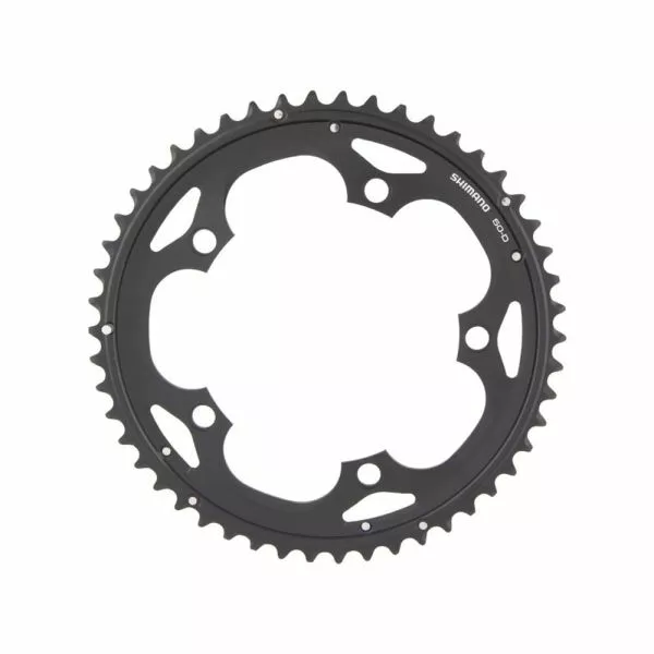 Shimano 105 Kædeblad (50 Tænder | 5 Huller | 130LK | SW | FC5700 | Sort)