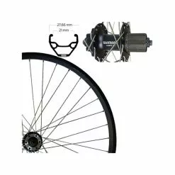 Roland Disk SSP 26" Rear Wheel (black)