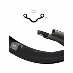 Ryde V38 Cykelfælg (36 Huller | 622-25)